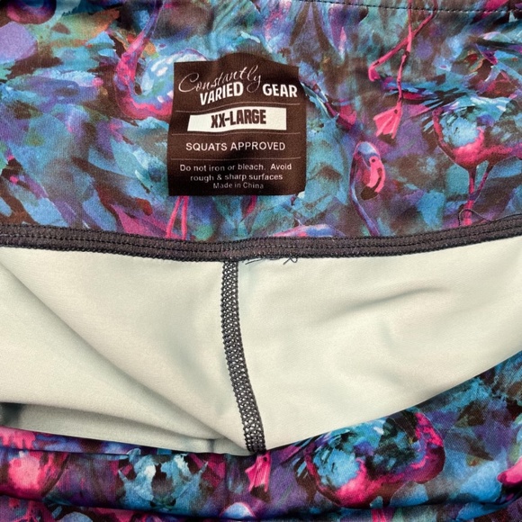 CVG Constantly Varied Gear Flamingo Capri Leggings - Picture 3 of 3